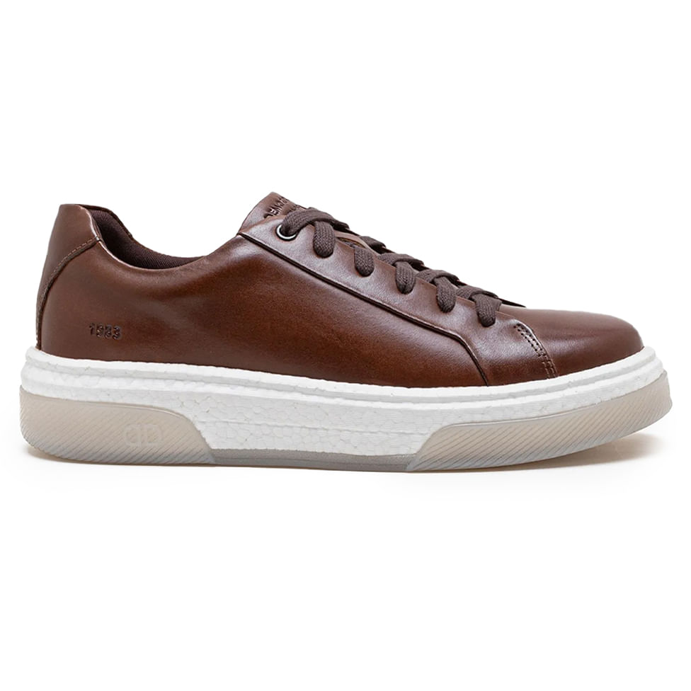 Democrata Tenis Casual 623103-002 Tan Couro -2-